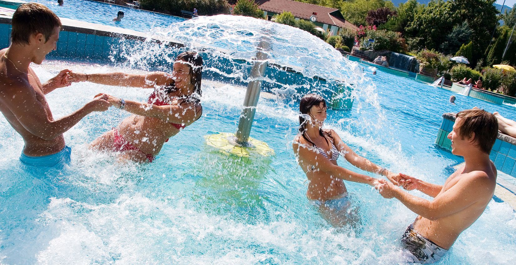 Spaß Wasser Freibad Südtirol