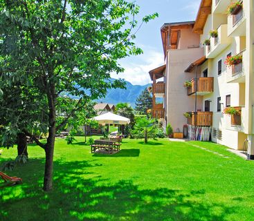 Außengestaltung Hotel in Südtirol