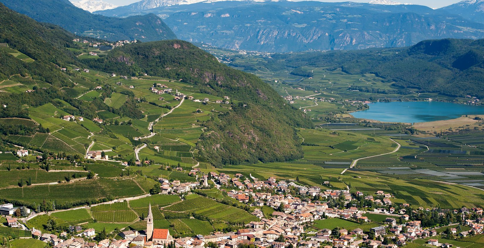 Vista Bassa Atesina lago di Caldaro